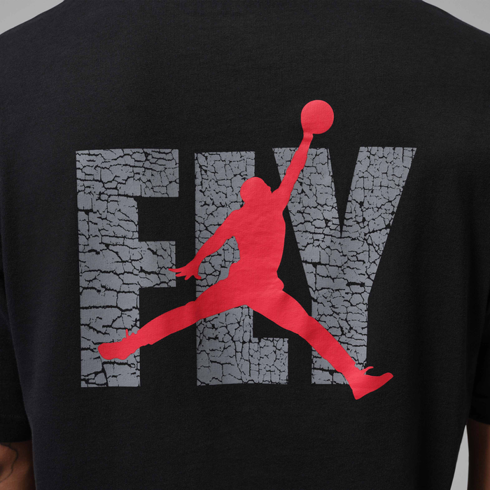 Jordan Fly Graphic Oversized Black Tee