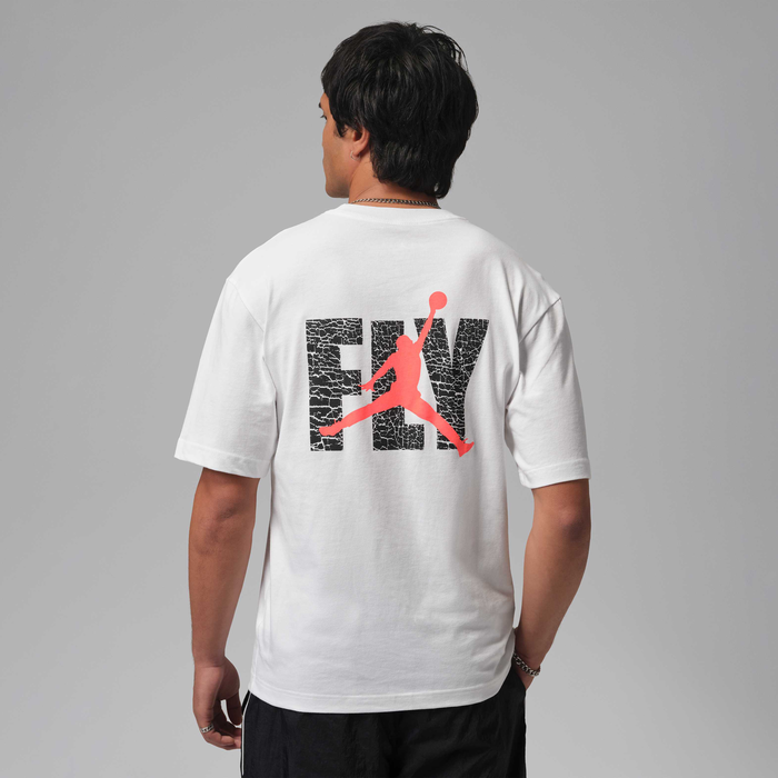 Jordan Fly Graphic Oversized White Tee