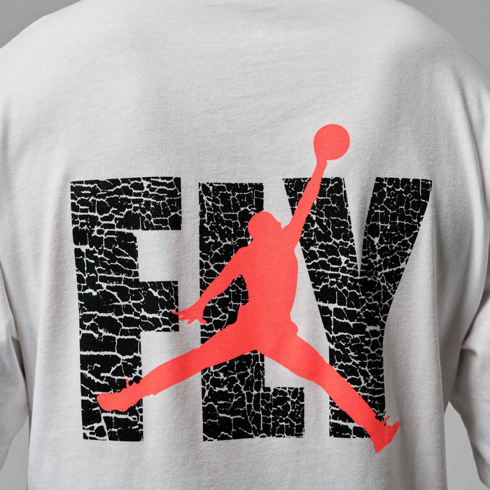 Jordan Fly Graphic Oversized White Tee