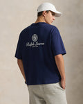 Polo Ralph Lauren Crest Oversized Tee – Navy Blue