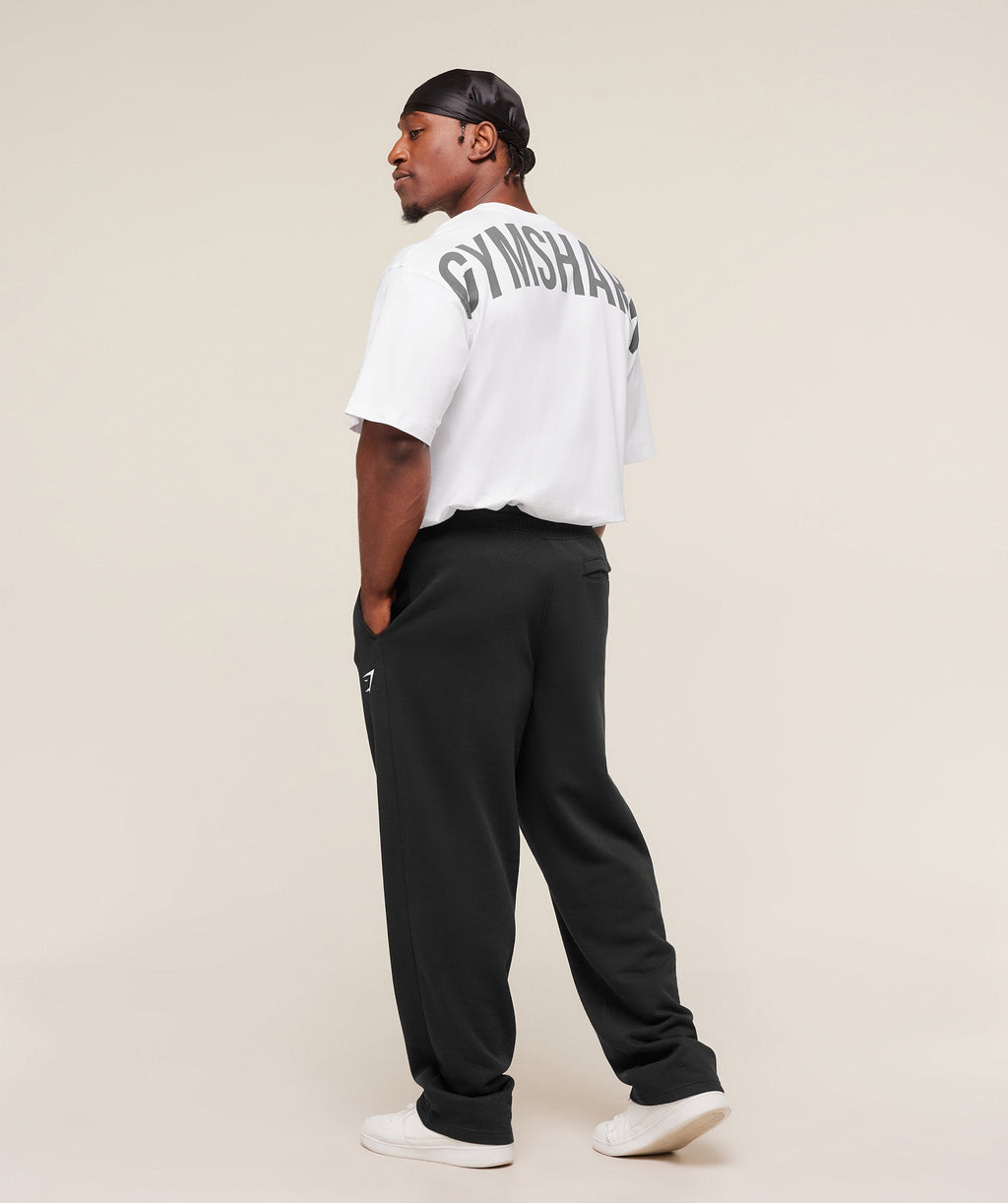 Gymshark Oversized Training Tee – White/Grey