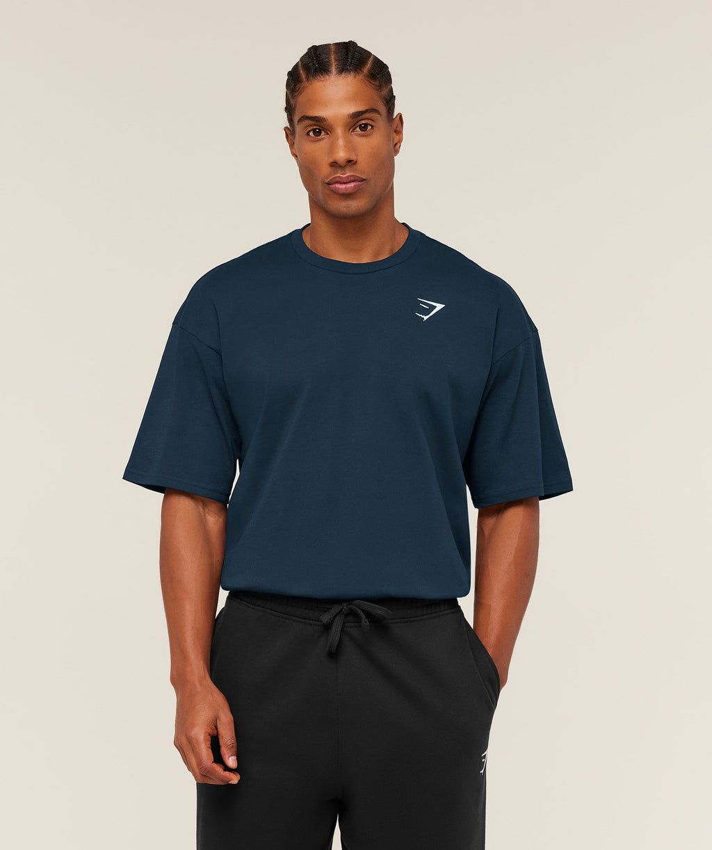 Gymshark Oversized Essential Tee – Deep Navy