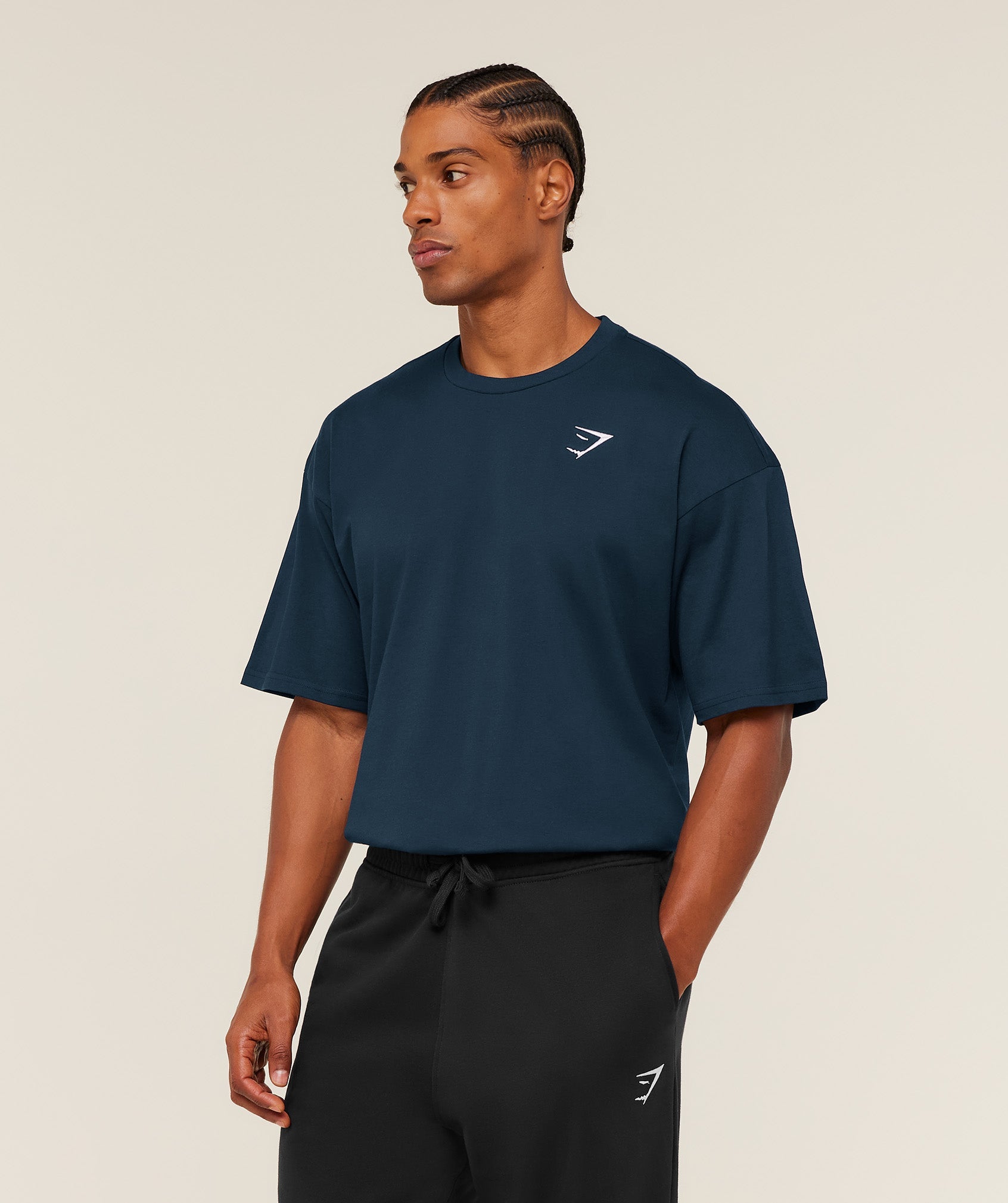 Gymshark Oversized Essential Tee – Deep Navy