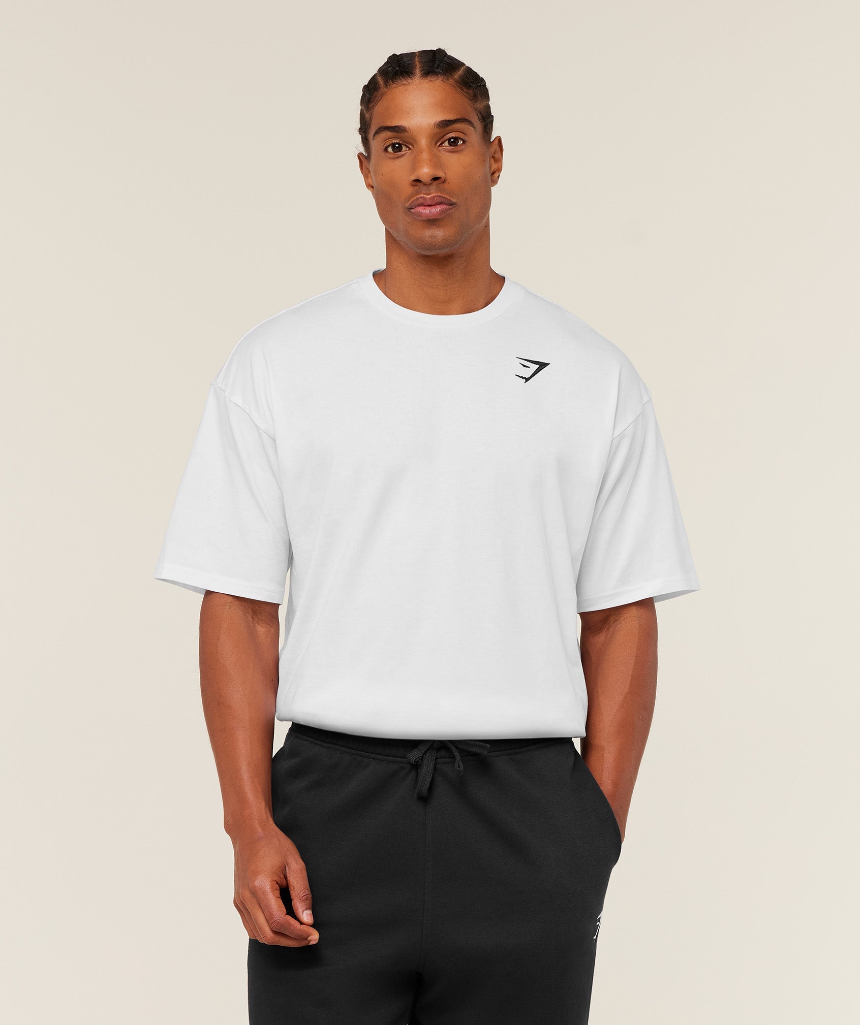 Gymshark Oversized Essential Tee – Arctic White