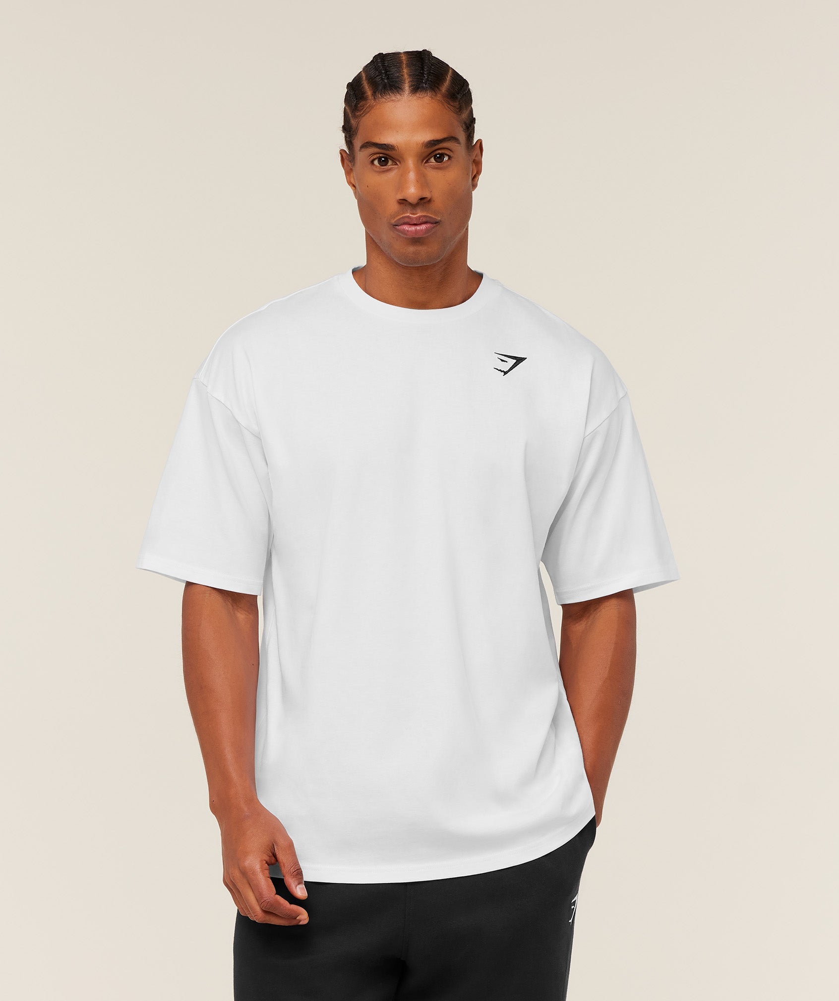 Gymshark Oversized Essential Tee – Arctic White