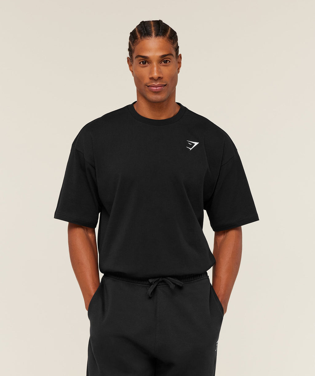 Gymshark Oversized Essential Tee – Jet Black