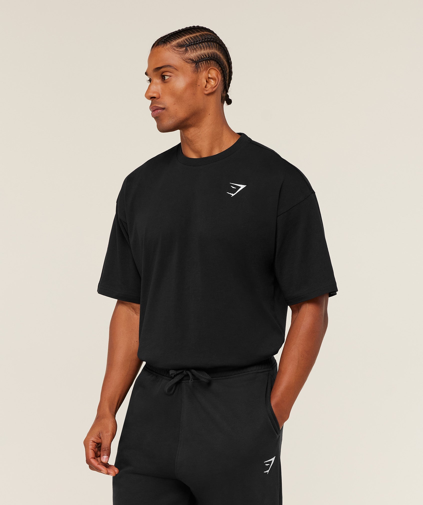 Gymshark Oversized Essential Tee – Jet Black