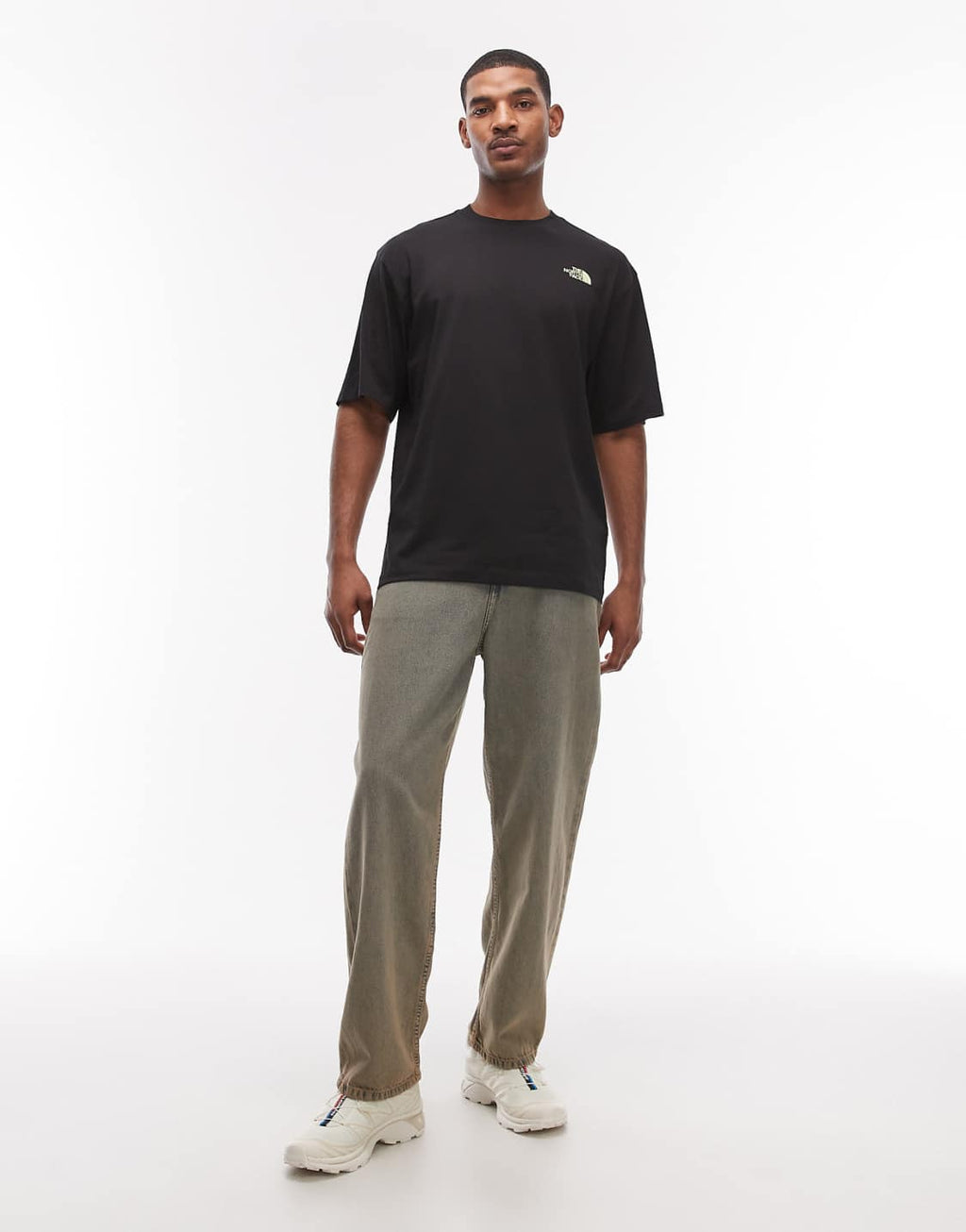 The North Face Flower Graphic Oversized Tee – Black