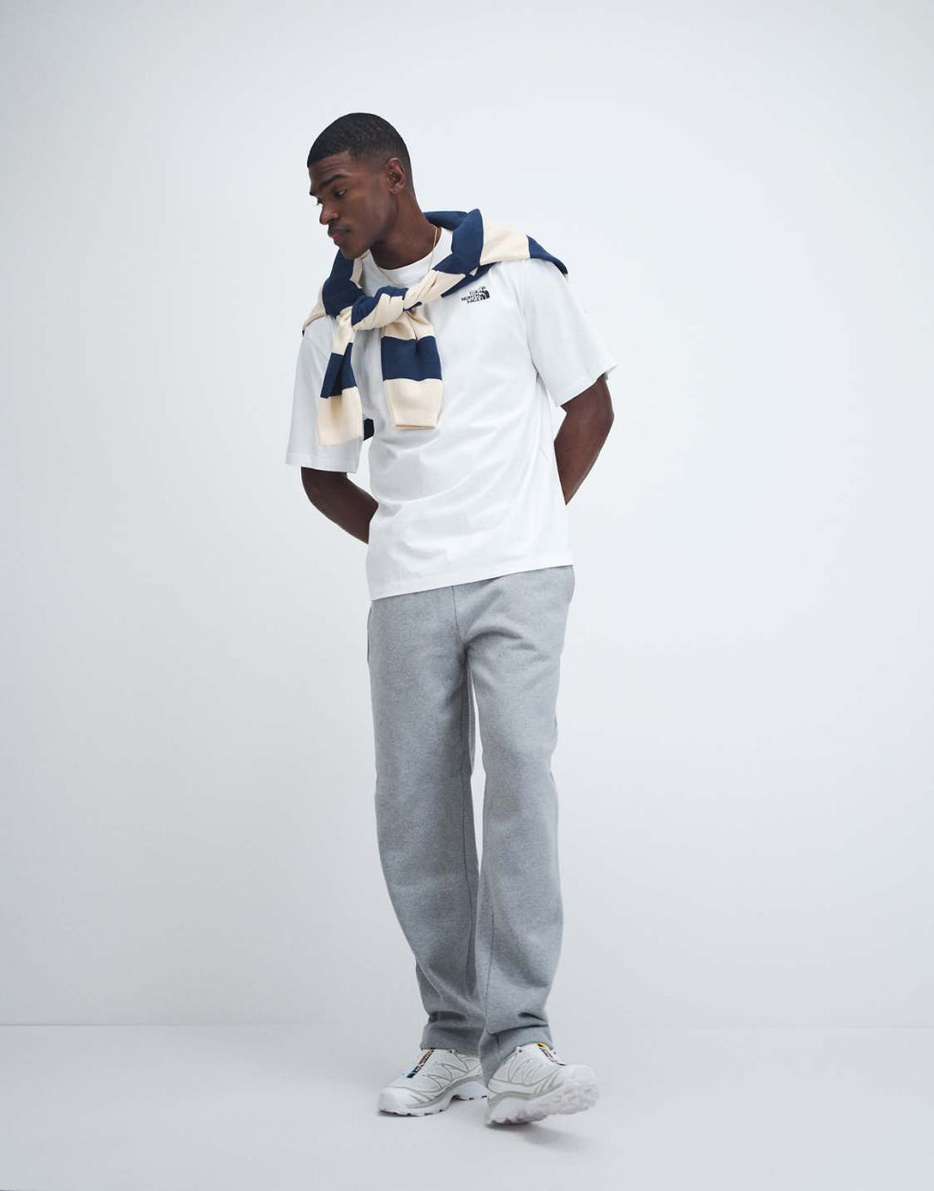 The North Face Cartoon Graphic Oversized Tee – White