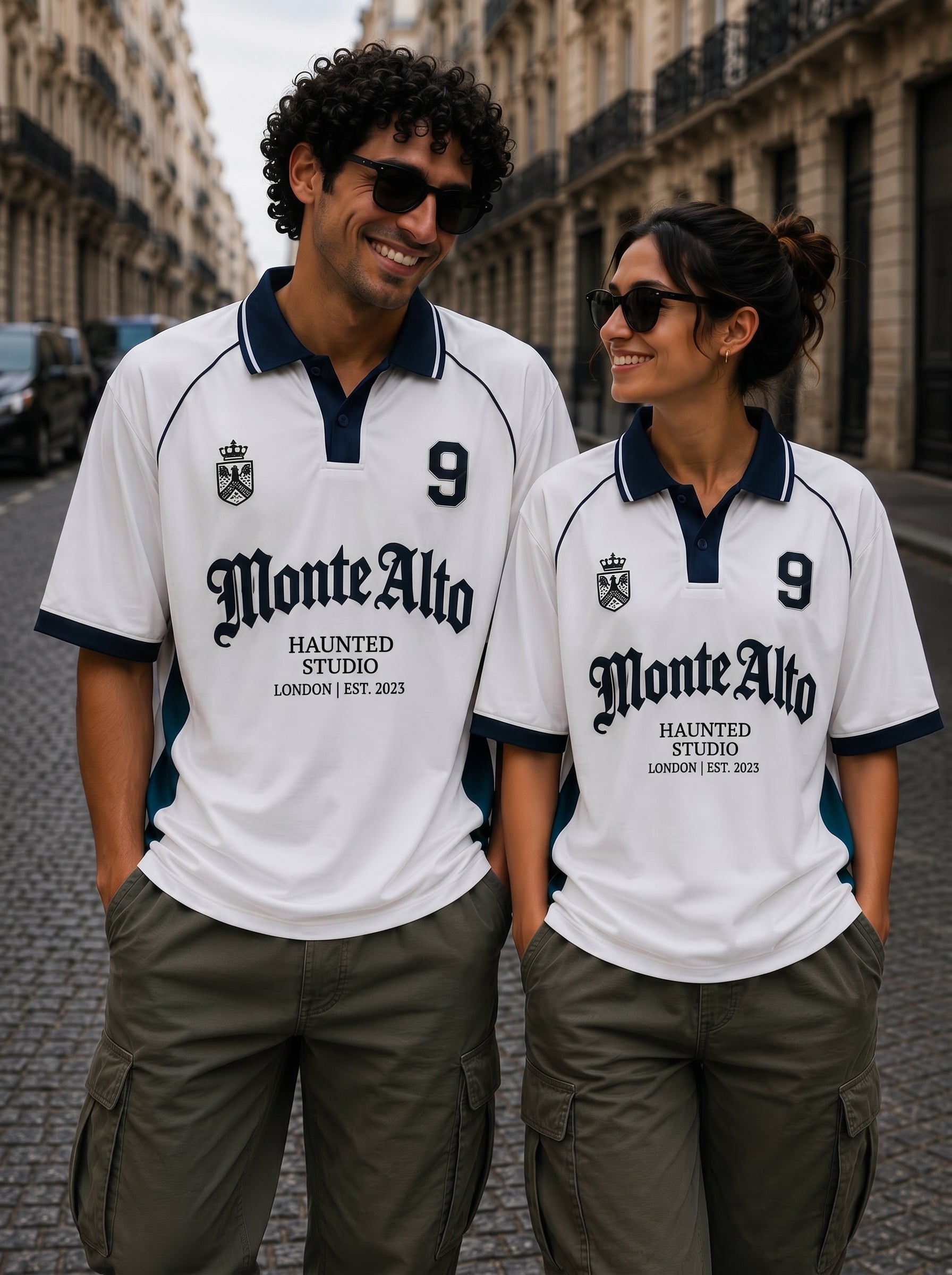 Monte Alto White Oversized Polo Jersey