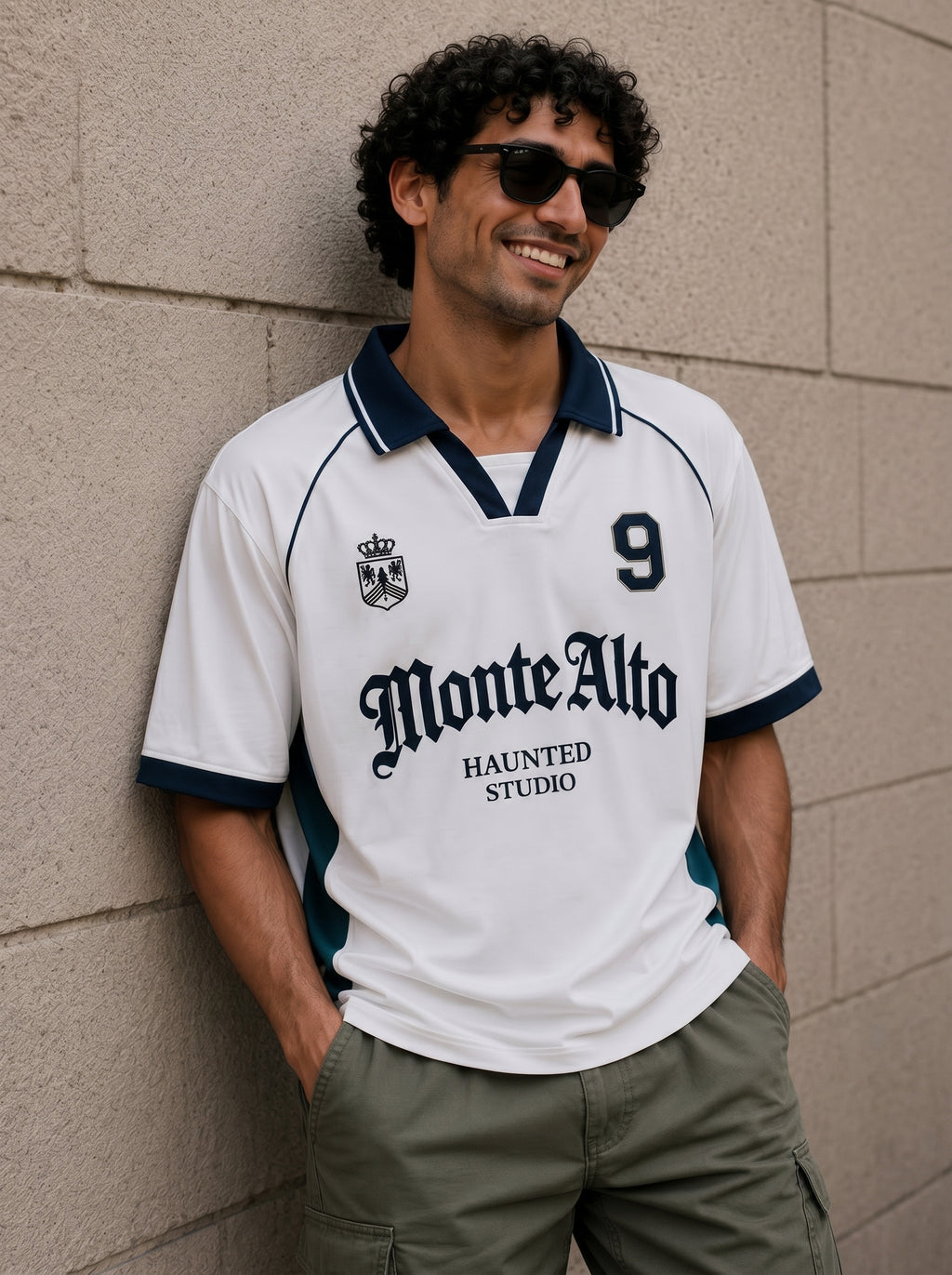 Monte Alto White Oversized Polo Jersey
