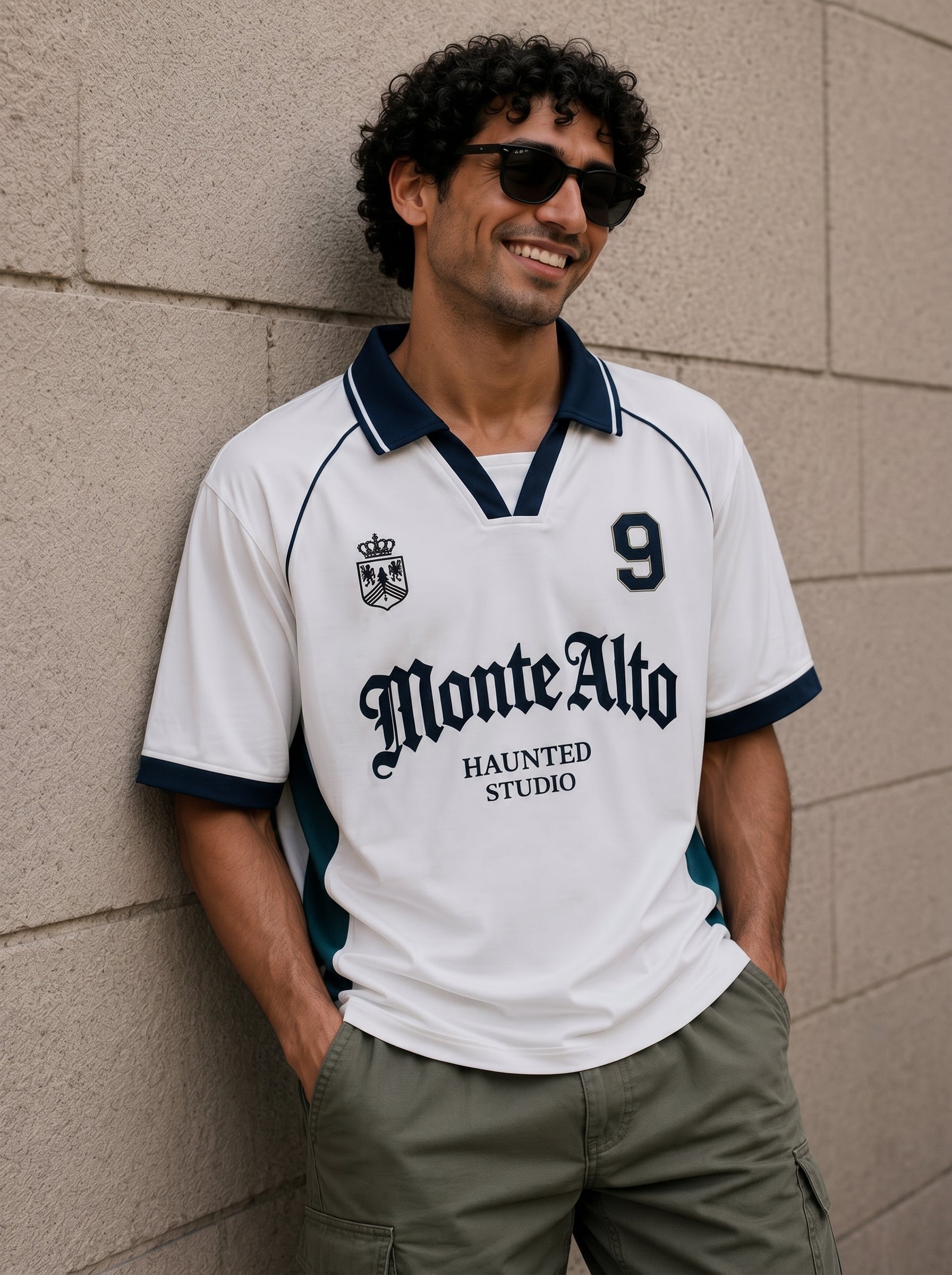Monte Alto White Oversized Polo Jersey