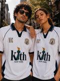 Kith NYC White Heritage Oversized Polo Jersey