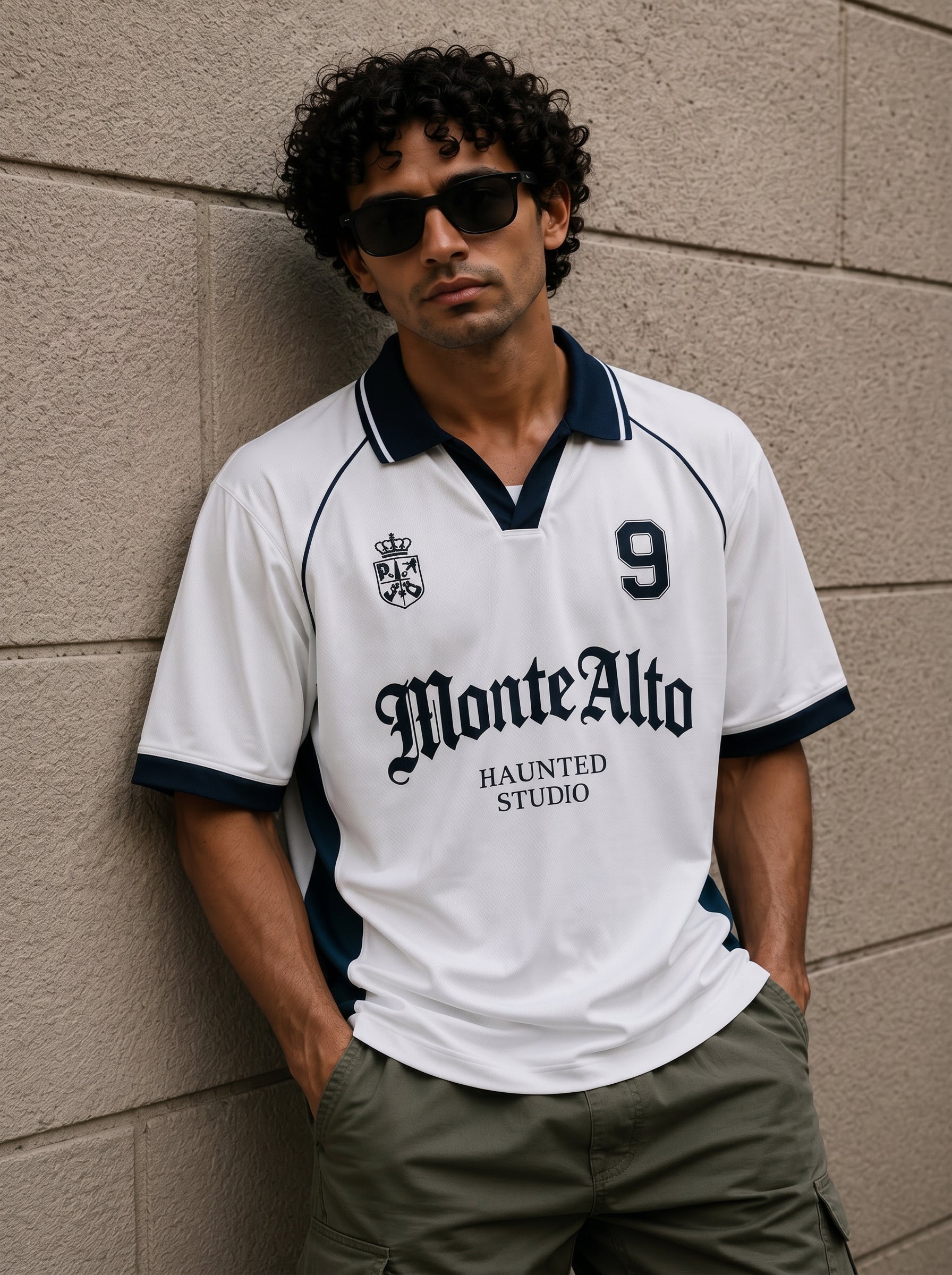 Monte Alto White Oversized Polo Jersey