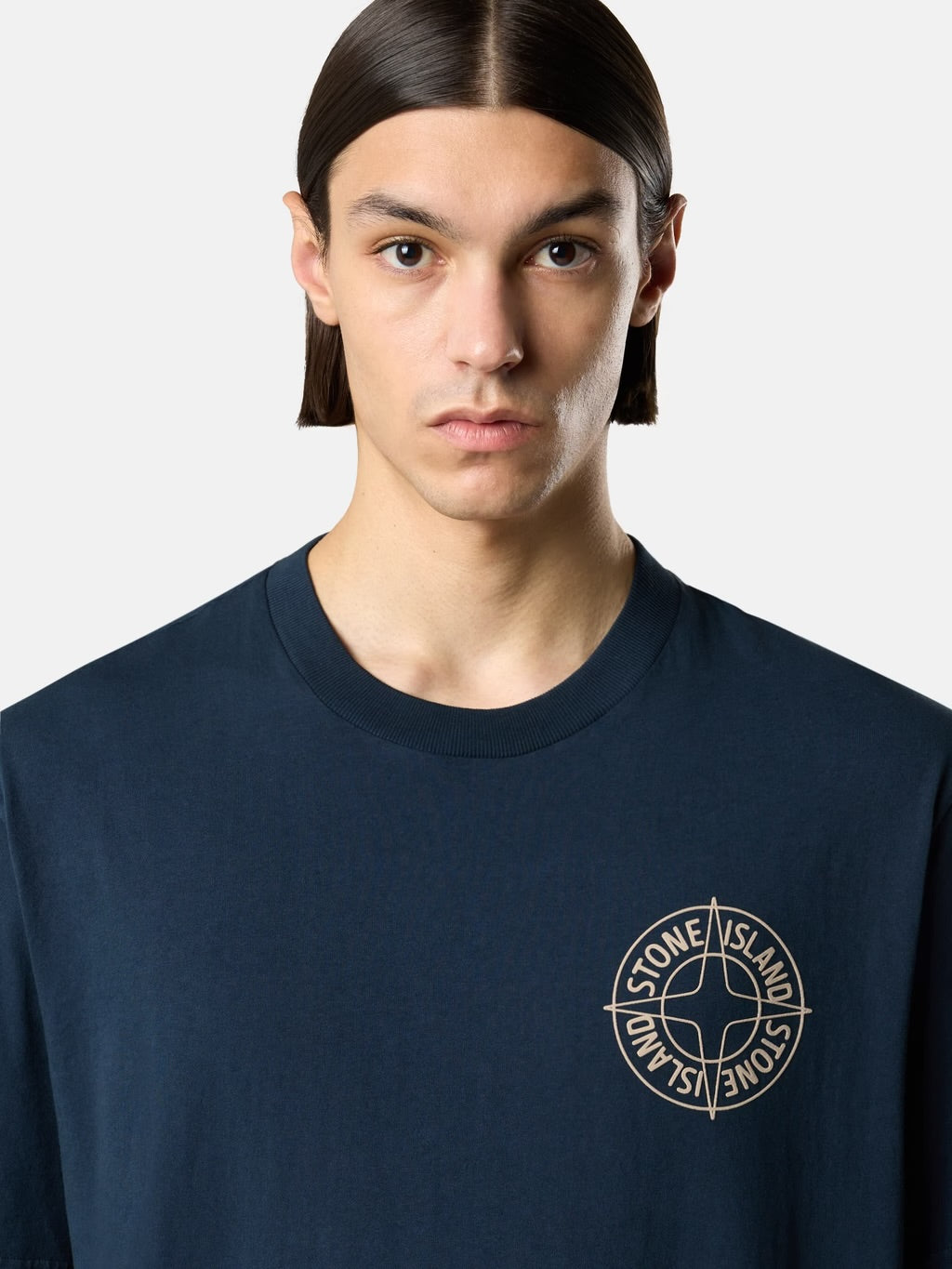 Stone Compass Oversized T-Shirt – Navy