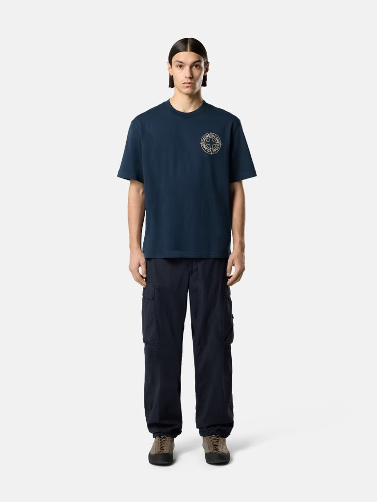 Stone Compass Oversized T-Shirt – Navy