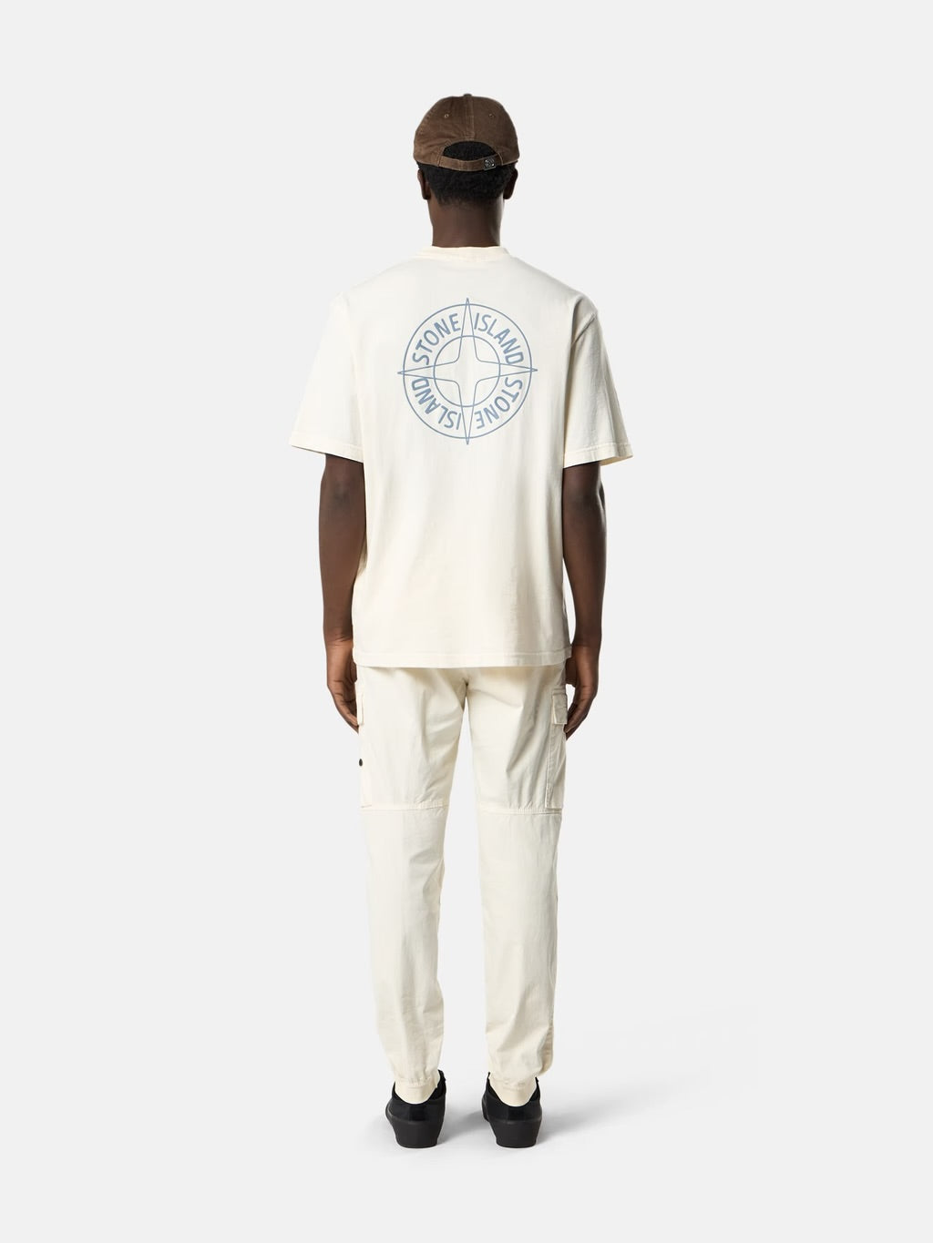 Stone Compass Oversized T-Shirt – Off White