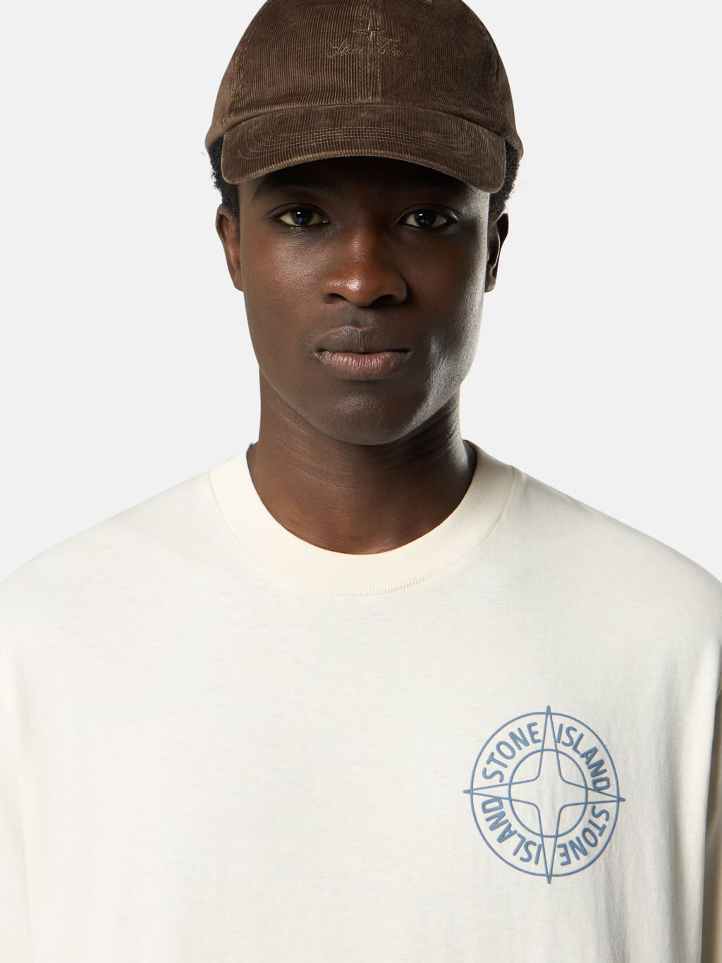 Stone Compass Oversized T-Shirt – Off White