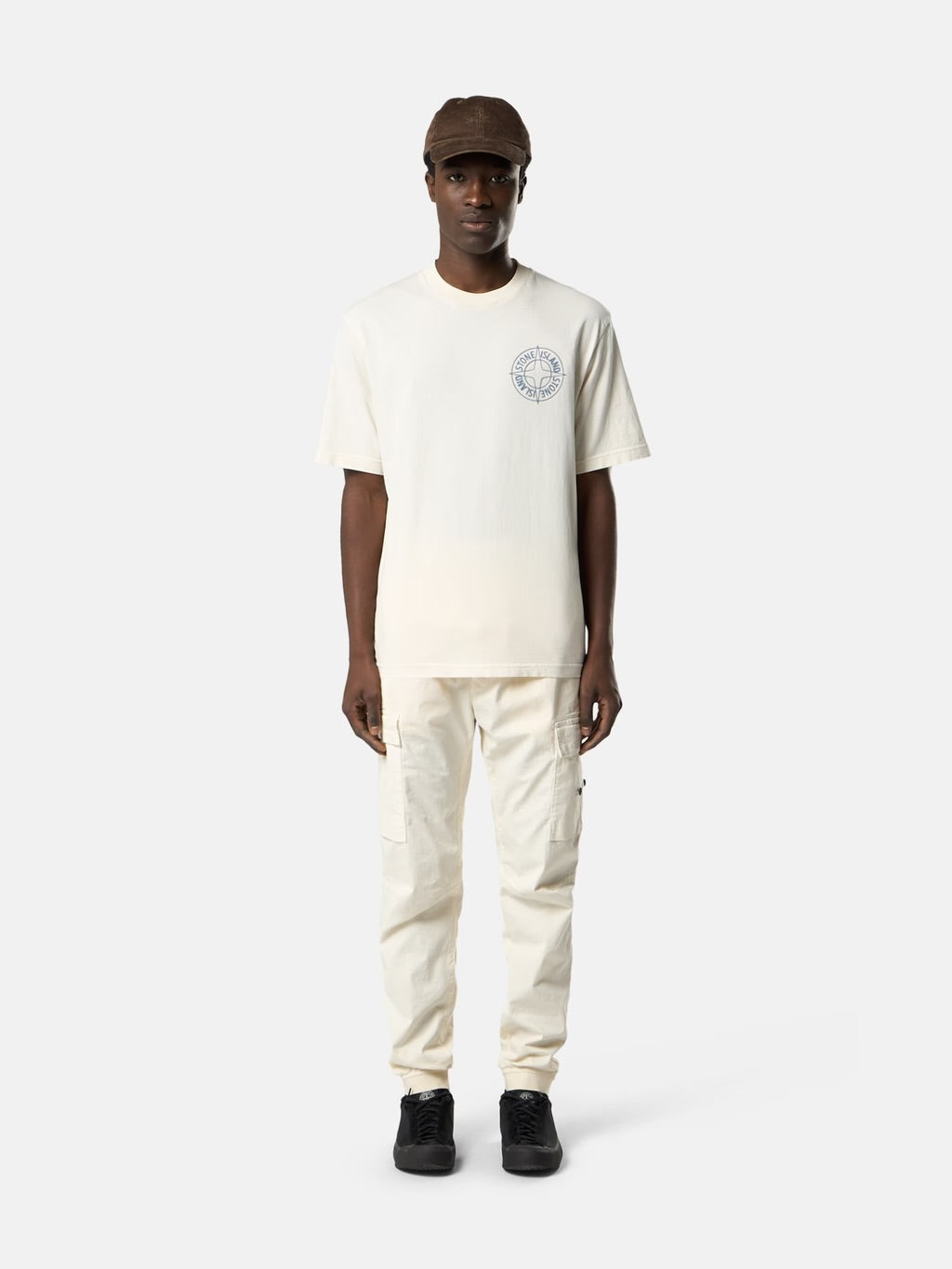 Stone Compass Oversized T-Shirt – Off White
