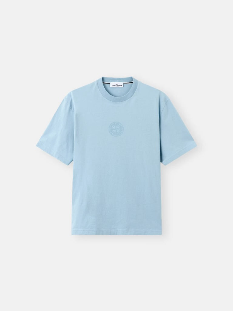 Stone Compass Fade Oversized T-Shirt – Ice Blue