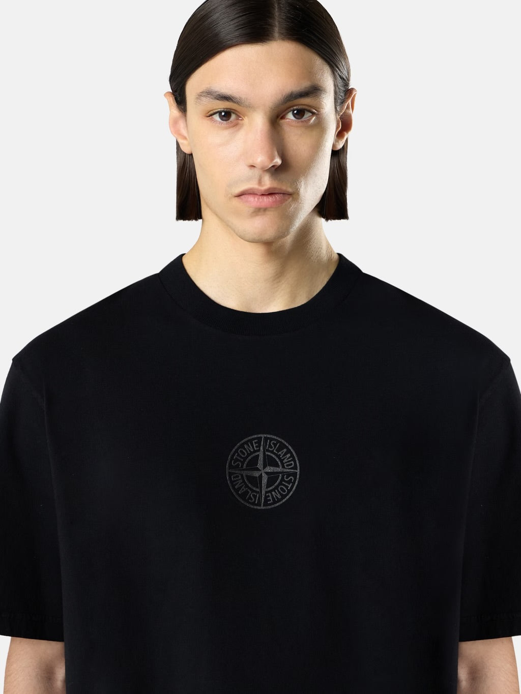 Stone Shadow Compass Oversized T-Shirt – Black
