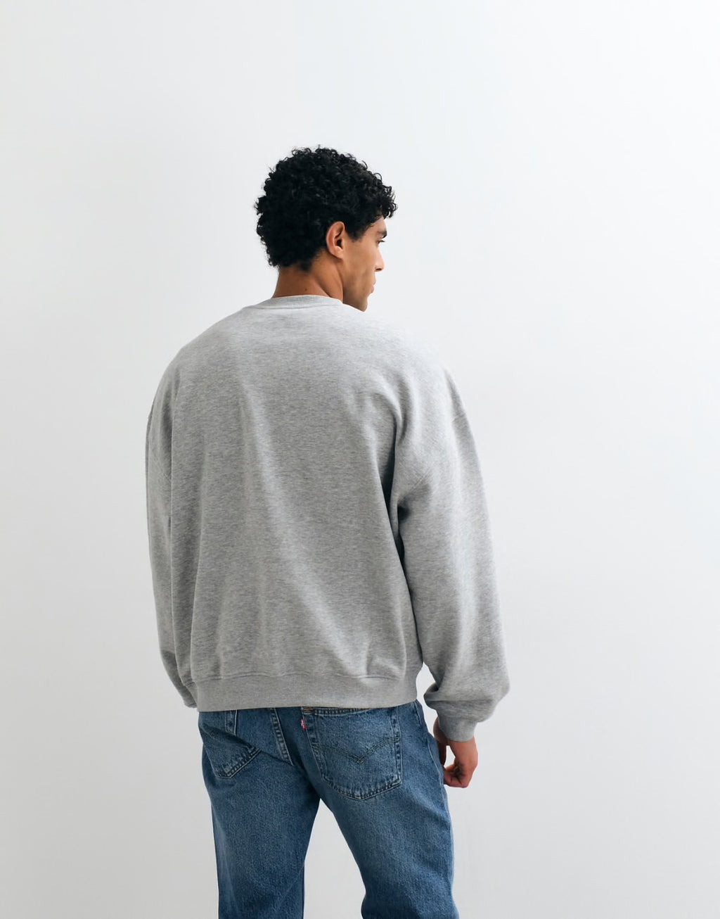 AMICI Grey Crewneck Sweatshirt – Winter Collection