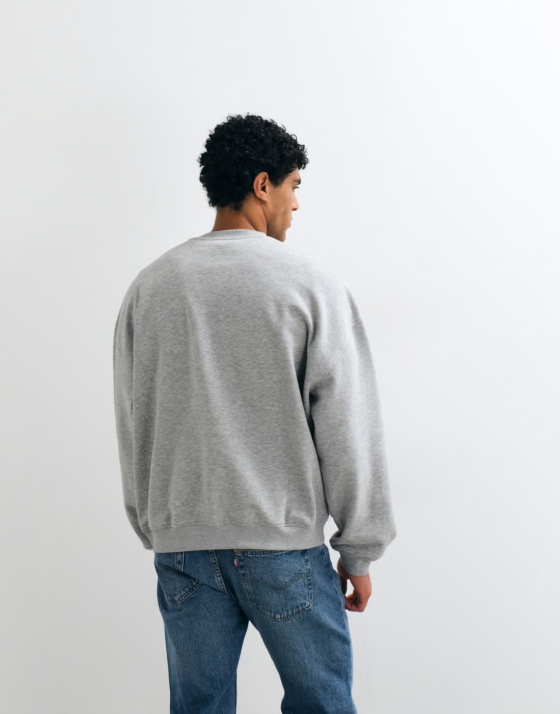 AMICI Grey Crewneck Sweatshirt – Winter Collection