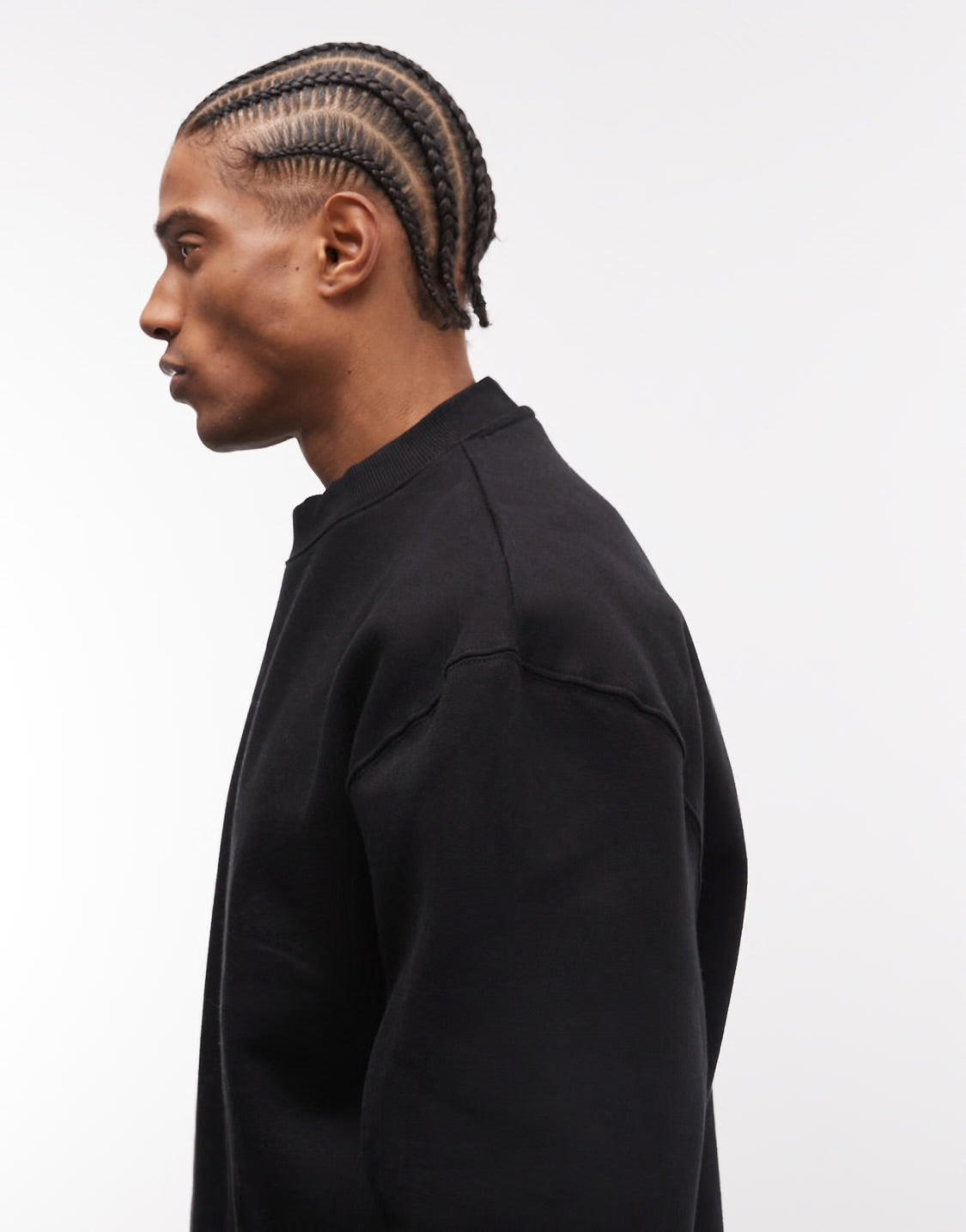 AMICI Black Crewneck Sweatshirt – Winter Collection