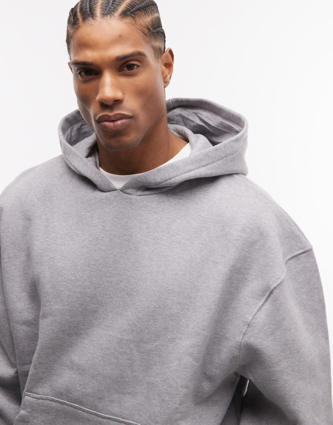 AMICI Grey Oversized Hoodie – Winter Collection