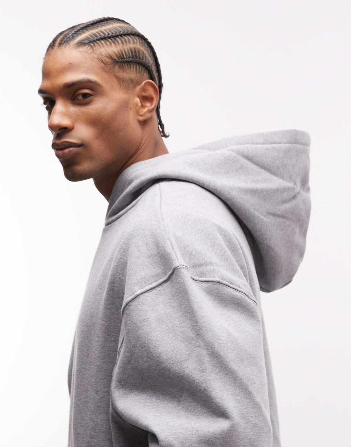 AMICI Grey Oversized Hoodie – Winter Collection
