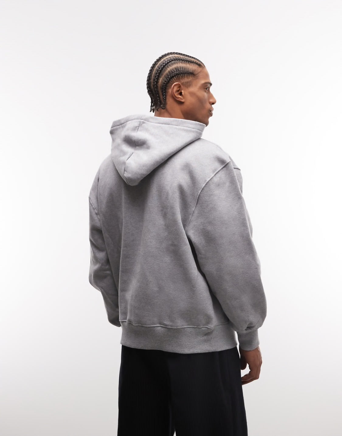 AMICI Grey Oversized Hoodie – Winter Collection
