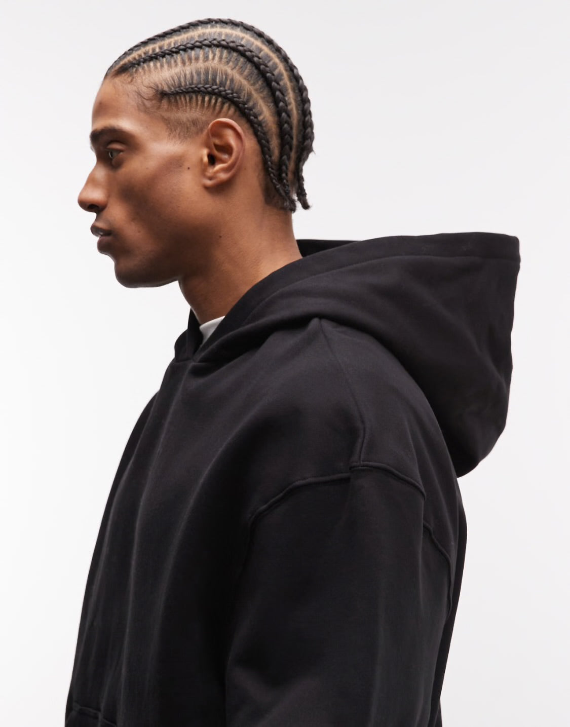 AMICI Black Oversized Hoodie – Winter Collection