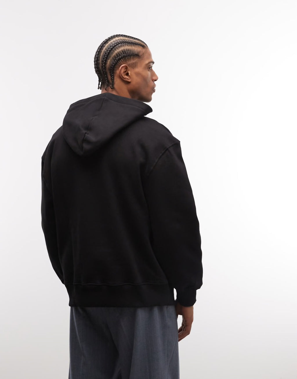 AMICI Black Oversized Hoodie – Winter Collection
