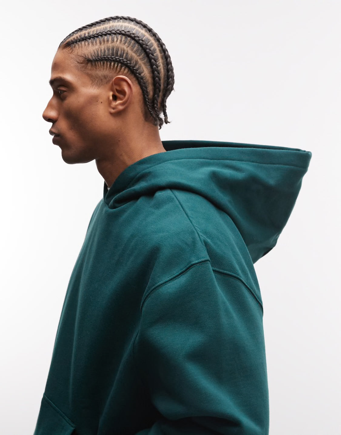 AMICI Deep Teal Oversized Hoodie – Winter Collection